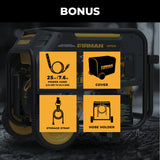 Firman H07553 Dual Fuel Portable Generator 9400W Electric Start 120/240V with CO Alert