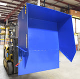 Vestil Self-Dumping Steel Hoppers with Fold Down Front