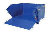 Vestil Self-Dumping Steel Hoppers with Fold Down Front