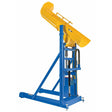 Vestil Steel Portable Lift and Dump Hydraulic Drum Dumper 94 In. Dump Height 1,000 Lb. Capacity Blue/Yellows-HLD-94-10-P