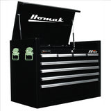 Homak H2PRO Series 36-Inch 8-Drawer Top Chest, Black