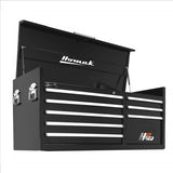 Homak 56 in. H2Pro Series 8 Drawer Top Chest, Black