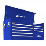 Homak 56 in. H2Pro Series 8 Drawer Top Chest, Blue