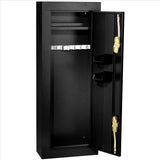 Homak 8 Gun Steel Security Cabinet, Black