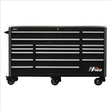 Homak 72 in. HXL 17-Drawer Roller Cabinet - Black