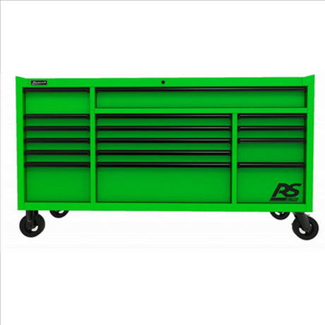 Homak 72 in. RS PRO 16-Drawer Roller Cabinet with 24 in. Depth