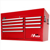 Homak 41 in. H2Pro 8 Drawer Top Chest - Red