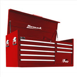 Homak 56 in. H2Pro Series 8 Drawer Top Chest, Red
