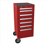 Homak 18 in. H2Pro Series 7-Drawer Side Cabinet, Red