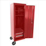 Homak 19IN H2Pro Series Full-Height Side Locker, Red