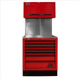 Homak CTS Set 36 in. with Toolboard Back Splash, Red