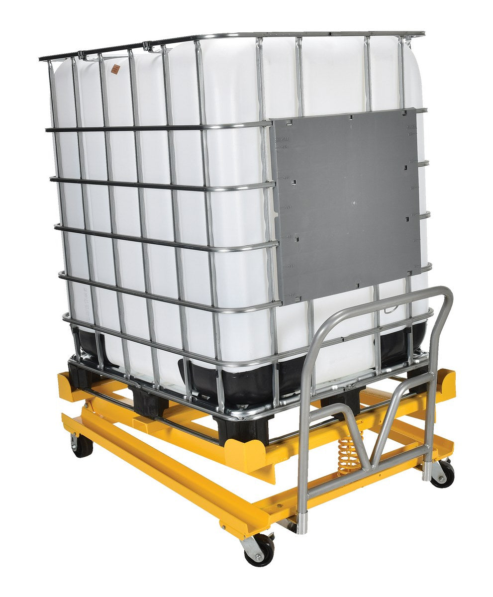 Vestil IBC Tilt Stands w/ Fork Pockets & IBC Tilting Cart