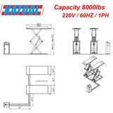 Katool Full Rise Scissor Lift X95