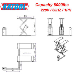 Katool Full Rise Scissor Lift X95