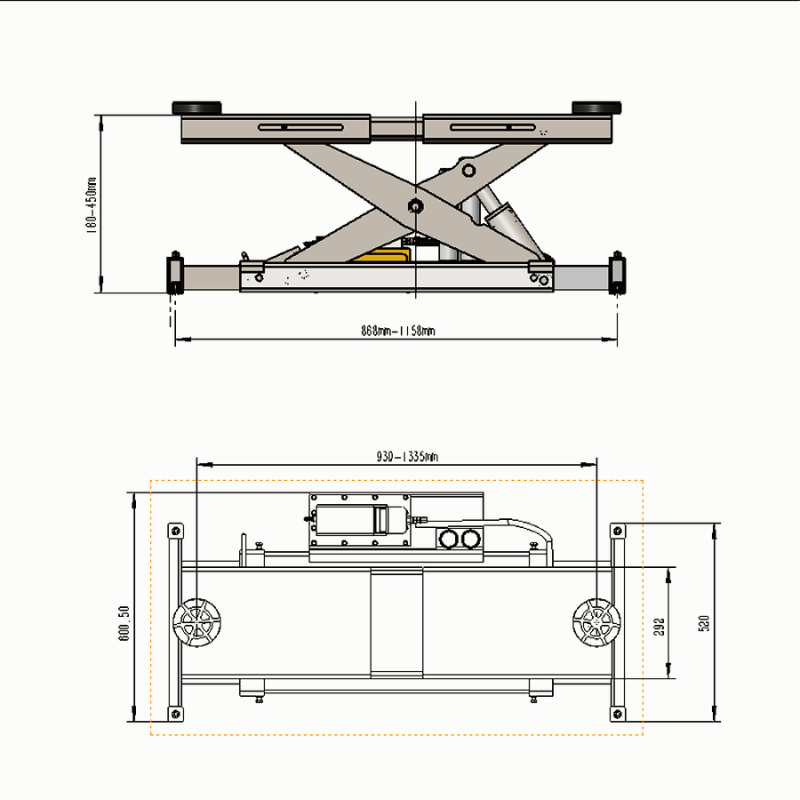 Katool RJ70 7,000 lbs Lifting Capacity Rolling Jack