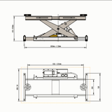 Katool RJ70 7,000 lbs Lifting Capacity Rolling Jack