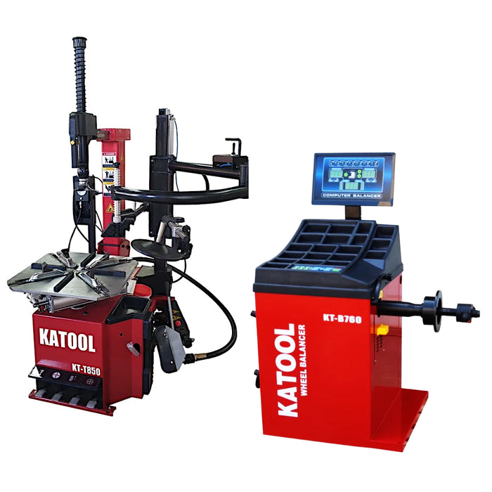 Katool Tire Changer T850 & Wheel Balancer B760