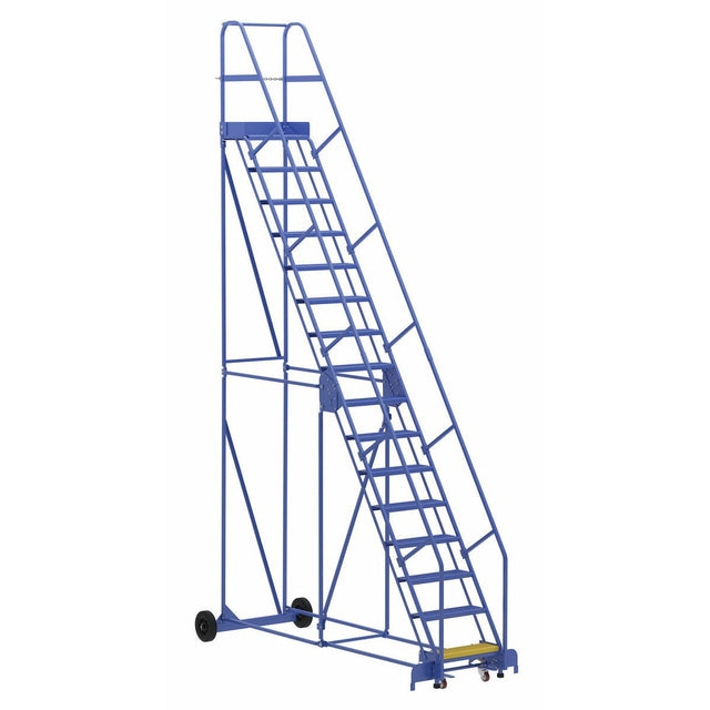 Vestil Rolling Warehouse Ladders (12-16 Step) - LAD-16-14-P