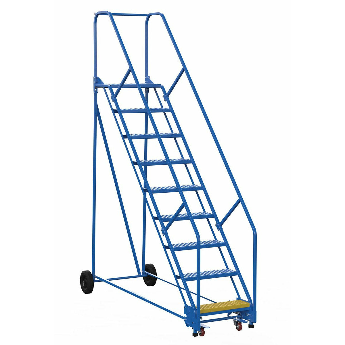 Vestil Rolling Warehouse Ladders (6-11 Step) - LAD-9-14-P-EZ