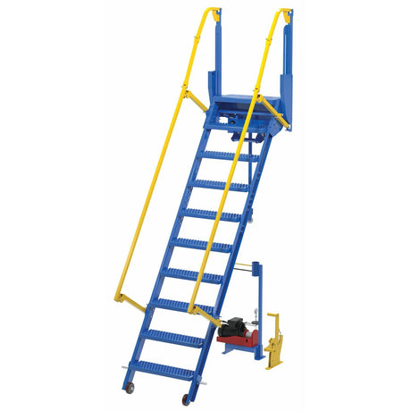 Vestil Mezzanine Ladders (face mounted/retractable)-LAD-FM-96-PSO