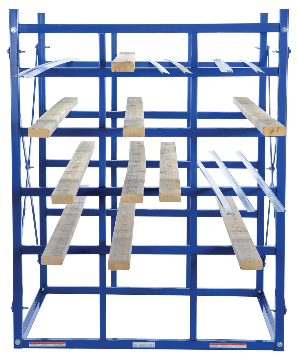 Vestil Long Bar Pigeon Hole Rack