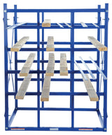 Vestil Long Bar Pigeon Hole Rack