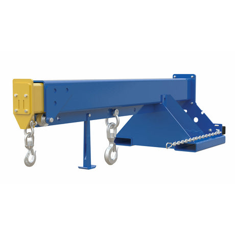 Vestil Steel Hydraulic Telescoping Boom 24 In. Fork Pocket Center 8,000 Lb. Capacity - LM-1T-8-24-HBE-TP