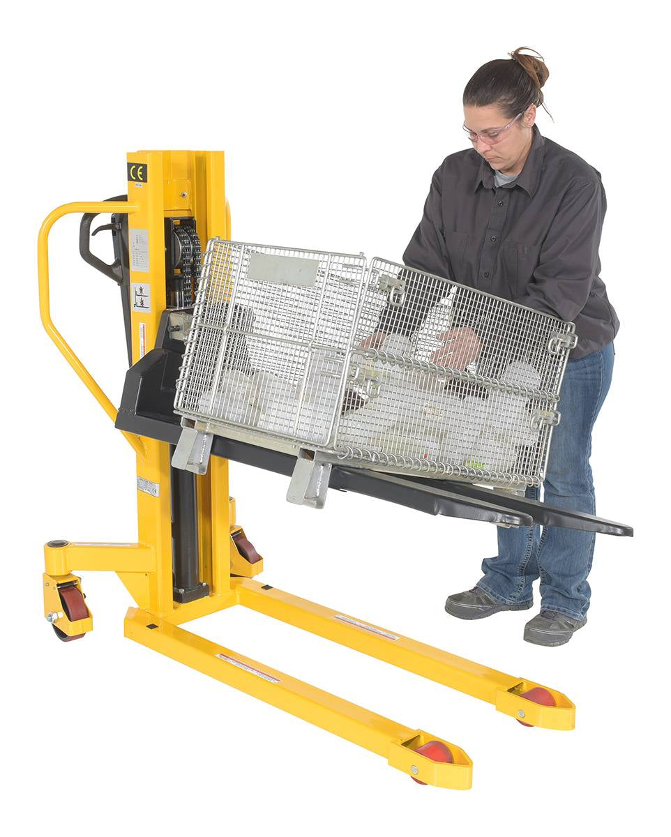 Vestil Lift & Tilt High Lift Pallet Truck