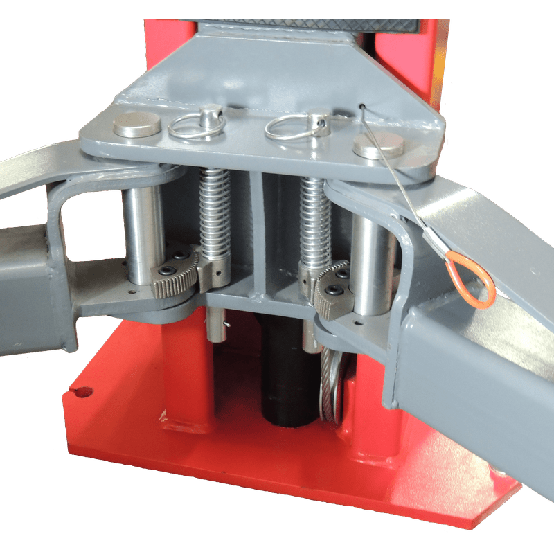 Launch Tech USA TLT240SB 9,000 lb Two Post Floor Plate - Symmetric - RED TLT240SB-R
