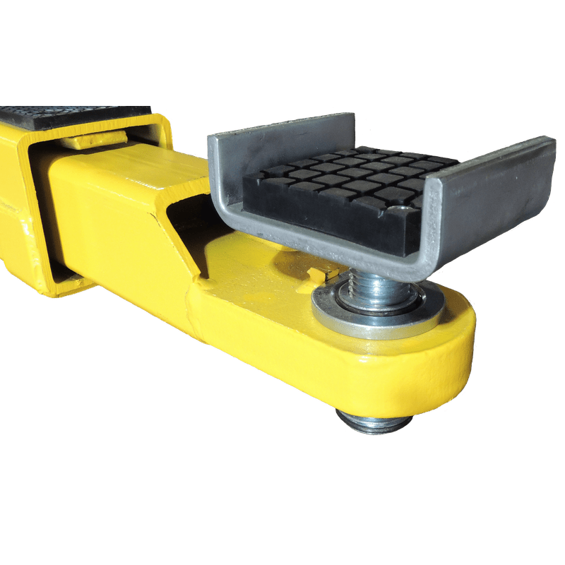 Launch Tech USA TLT240SC 9,000 lb Two Post Clear Floor - Asymmetric - RED TLT240SC-R
