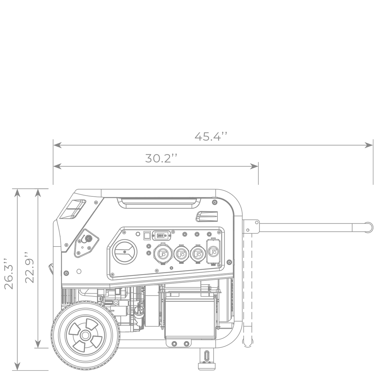 Firman H07553 Dual Fuel Portable Generator 9400W Electric Start 120/240V with CO Alert