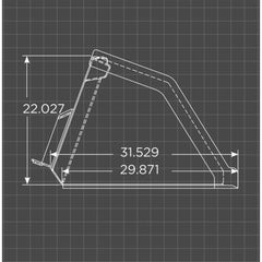 Loflin Fabrication Mini Snow & Litter Bucket