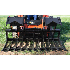 Loflin Fabrication - Skid Steer Root Grapple, Xtra Heavy Duty