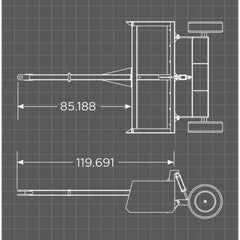 Loflin Fabrication Tractor Land Leveler