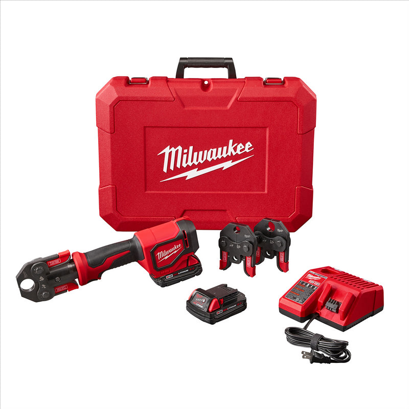 Milwaukee M18 Short Throw Press Tool Kit with PEX Crimp Jaws 2674-22C