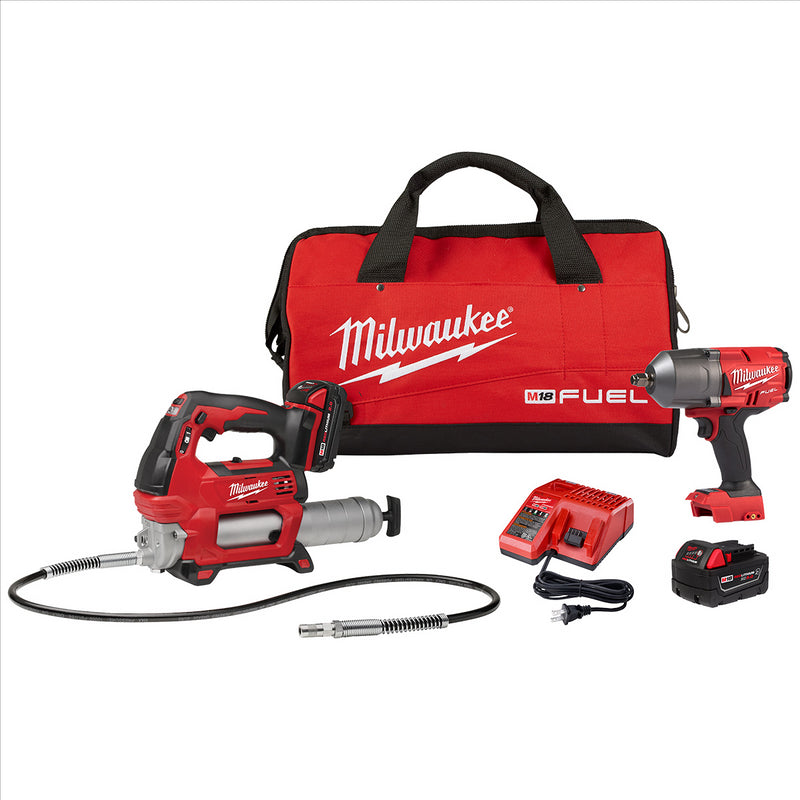 Milwaukee Tool M18 FUEL HTIW w/ Grease Gun Kit