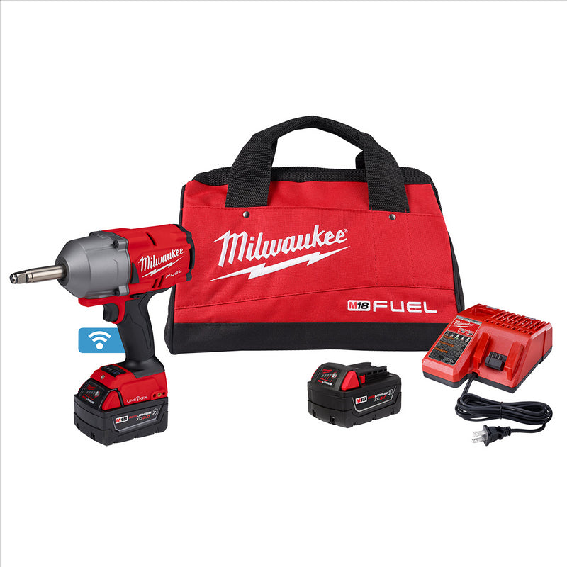 Milwaukee Tool M18 FUEL 1/2' Ext. Anvil Controlled Torque Impact Wrench w/ONE-KEY Kit