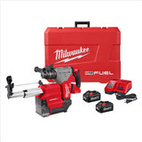 Milwaukee Tool M18 FUEL 1-1/8" SDS Plus Rotary Hammer w/ ONE-KEY & HAMMERVAC Dedicated Dust Extractor Kit