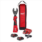 Milwaukee Tool M18 FORCE LOGIC 6T Linear Utility Crimper Kit w/ O-D3 Jaw