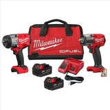 Milwaukee Tool M18 FUEL 1/2" HTIW & 3/8" MTIW Automotive Combo Kit