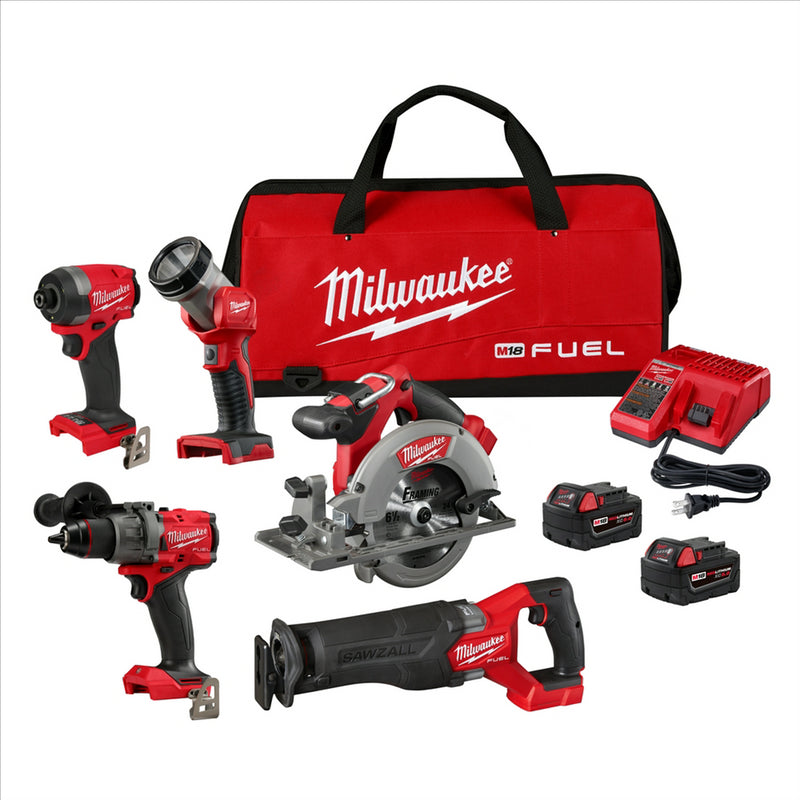 Milwaukee Tool M18 FUEL 5-Tool Combo Kit