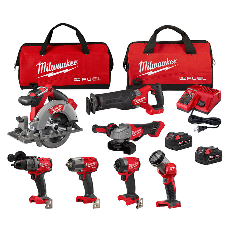 Milwaukee Tool M18 FUEL 7-Tool Combo Kit