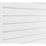 NewAge PVC Slatwall 120 SQ. FT. with 40-Piece Accessory Kit