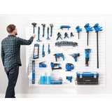 NewAge PVC Slatwall 120 SQ. FT. with 40-Piece Accessory Kit