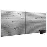 NewAge PVC Slatwall 80 SQ. FT. with 40-Piece Accessory Kit