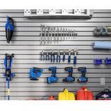 NewAge PVC Slatwall 80 SQ. FT. with 40-Piece Accessory Kit