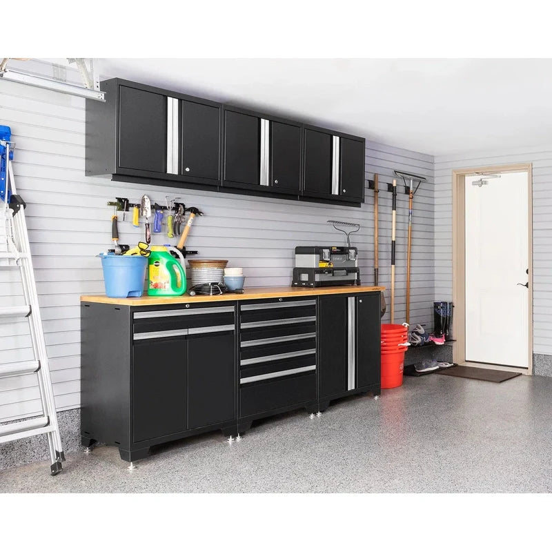 NewAge Pro 3.0 Series 6-Piece Cabinet Set With Tool Drawer, Base, Wall Cabinet and Locker