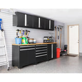 NewAge Pro 3.0 Series 6-Piece Cabinet Set With Tool Drawer, Base, Wall Cabinet and Locker