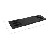 NewAge Secure Gun Cabinet Accessory - 36 in. 6 Gun Stock Rest
