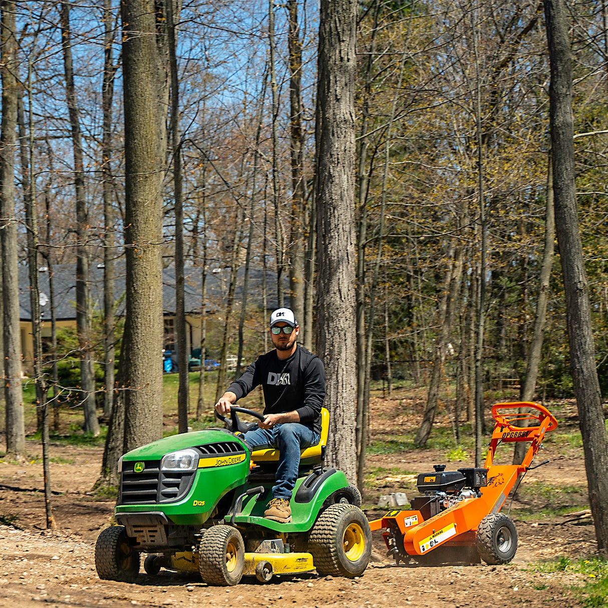 Detail K2 14 HP Commercial-Grade Stump Grinder with Electric Starter - OPG888E